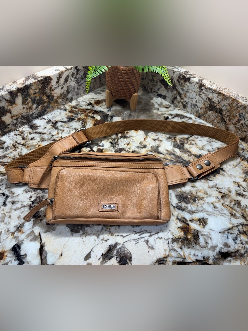 Leather waist/chest Bag by Spike&Sparrow